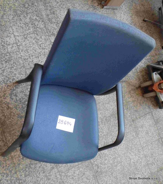 Židle kožená modrá (koženka)  (28694 (1).jpg)